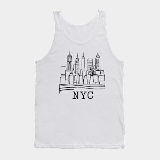 NYC doodle art 2024 Tank Top